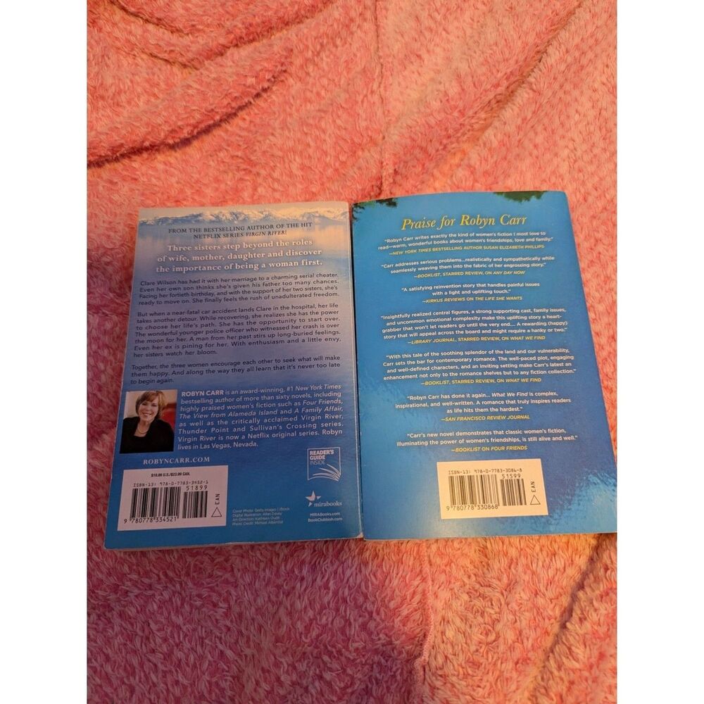 Robyn Carr Paperback Romance Book Lot (2) Never Too Late & Summer That Made Us - Picture 3 of 7